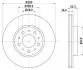 Тормозной диск HELLA (8DD355103681) изображение 4