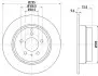 Гальмівний диск HELLA (8DD355103701) зображення 4