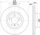 Гальмівний диск HELLA (8DD355104091) зображення 4
