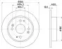 Диск гальмівний (задній) Honda Accord 89-98 (260x10) HELLA (8DD355105311) зображення 4