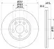 Фото Диск гальмівний (передній) Fiat Scudo/Peugeot Expert 96- (257.5x20) HELLA (8DD 355 105-621) зображення 1