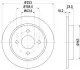 Тормозной диск HELLA (8DD355105661) изображение 1