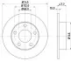 Тормозной диск HELLA (8DD355105681) изображение 1