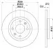 Тормозной диск HELLA (8DD355105751) изображение 1