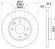 Тормозной диск HELLA (8DD355106191) изображение 4