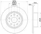 Тормозной диск HELLA (8DD355106381) изображение 4