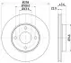 Тормозной диск HELLA (8DD355106431) изображение 4