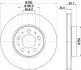 Тормозной диск HELLA (8DD355107051) изображение 1