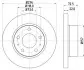 Тормозной диск HELLA (8DD355107401) изображение 4