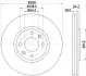 Тормозной диск HELLA (8DD355107841) изображение 4