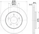 Тормозной диск HELLA (8DD355107931) изображение 4