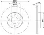 Тормозной диск HELLA (8DD355107991) изображение 4
