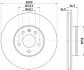 Тормозной диск HELLA (8DD355108081) изображение 4