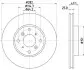 Тормозной диск HELLA (8DD355108131) изображение 4