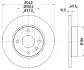 Гальмівний диск HELLA (8DD355108251) изображение 4