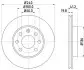 Тормозной диск HELLA (8DD355108331) изображение 4