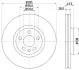 Тормозной диск HELLA (8DD355108761) изображение 4