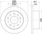 Фото Диск гальмівний (задній) Citroen Jumper II/Peugeot Boxer 06- (279.7х16) HELLA (8DD355108981) зображення 4