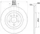 Тормозной диск HELLA (8DD355109151) изображение 4