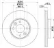 Фото Диск гальмівний (передній) Renault Megane II/Clio II/III 1.2-1.5 dCI 02- (259,6x22) (вент.) (с покр.) HELLA (8DD 355 109-331) зображення 5