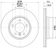 Тормозной диск перед. BMW 520i/525i/525d(E60) 7.03-(310x24mm HELLA 8DD 355 109-901 (фото 4)