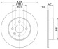 Гальмівні диски HELLA 8DD 355 110-271 (фото 4)