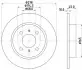 Тормозной диск HELLA (8DD355110661) изображение 1