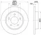 Тормозной диск HELLA (8DD355110901) изображение 4