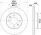Тормозной диск HELLA (8DD355111431) изображение 4