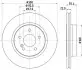 Тормозной диск HELLA (8DD355111851) изображение 4