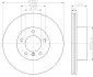 Фото Диск гальмівний (передній) BMW 3 (E90-93) 04-13/1 (E81-E87) 04-14 (300x24) (з покриттям) (вент.) HELLA (8DD 355 111-921) зображення 5