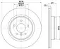 Тормозной диск HELLA (8DD355111961) изображение 4