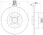 Тормозной диск HELLA (8DD355112211) изображение 4