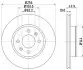 Тормозной диск HELLA (8DD355112471) изображение 1