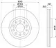 Гальмівний диск HELLA (8DD355112511) зображення 4