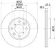 Тормозной диск HELLA (8DD355112981) изображение 4