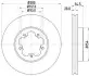 Фото Тормозной диск HELLA (8DD355113261) изображение 4