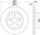 Тормозной диск HELLA (8DD355113621) изображение 4