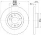 Тормозной диск HELLA (8DD355113681) изображение 4