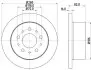 Тормозной диск HELLA (8DD355113711) изображение 5