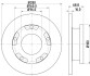 Гальмівні диски HELLA 8DD 355 113-811 (фото 4)