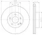 Фото Тормозной диск HELLA (8DD355114201) изображение 5
