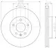 Фото CHEVROLET Диск гальм. передн. Opel Antara, Captiva HELLA (8DD 355 114-401) зображення 5