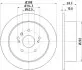 Фото Диск гальмівний (задній) Lexus RX 03-09 (288x10) HELLA (8DD 355 114-991) зображення 4