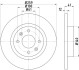 RENAULT Диск тормозной передний Logan,Sandero 04-,Smart HELLA 8DD355115271 (фото 5)