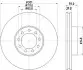 Тормозной диск HELLA (8DD355115531) изображение 4