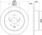 Тормозной диск HELLA (8DD355115711) изображение 1
