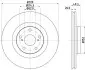 Тормозной диск HELLA (8DD355116131) изображение 4
