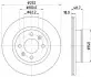 Тормозной диск HELLA (8DD355116201) изображение 4