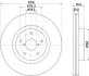 Тормозной диск передний Subaru Tribeca 06- HELLA (8DD 355 116-361) изображение 4
